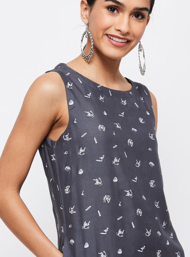 Women Printed Shift Dress
