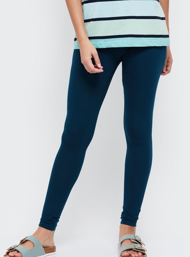 Women Solid Leggings
