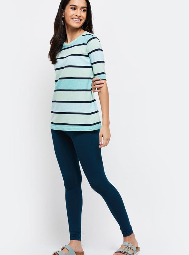 Women Solid Leggings