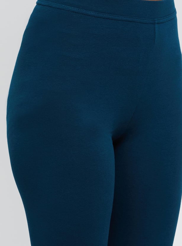 Women Solid Leggings