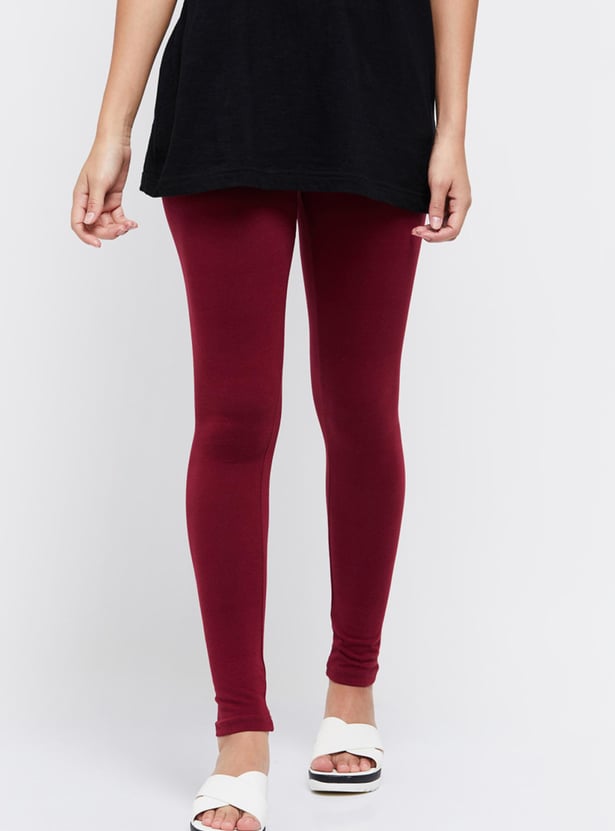 Women Solid Leggings