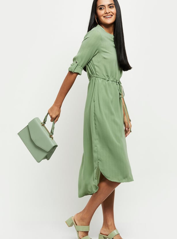princess polly baby blue dress Color Block Spring/Fall Elegant Micro-Elasticity Jersey Asymmetrical Three  Quarter Sleeve Fit X-Line Dresses for Women