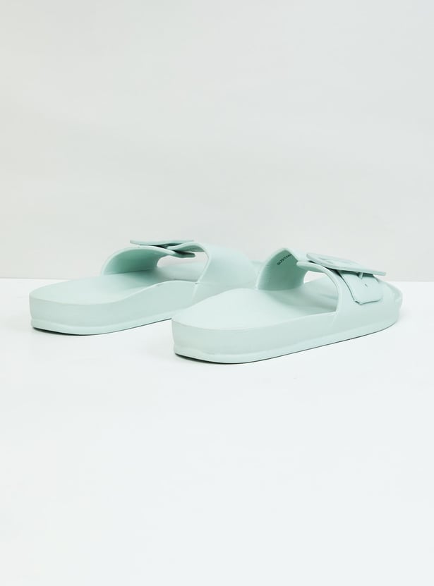 Women Solid Sliders