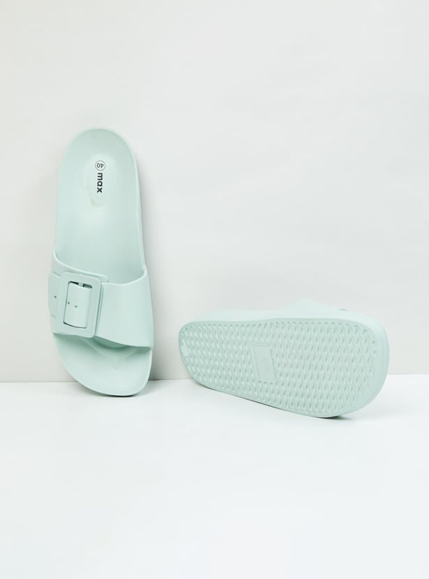 Women Solid Sliders
