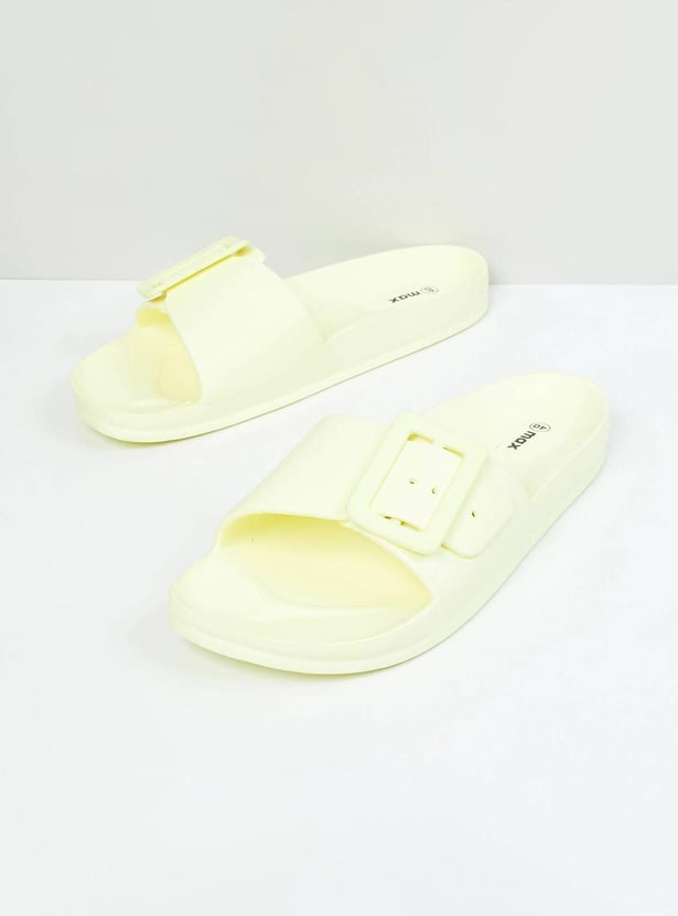 Women Solid Sliders