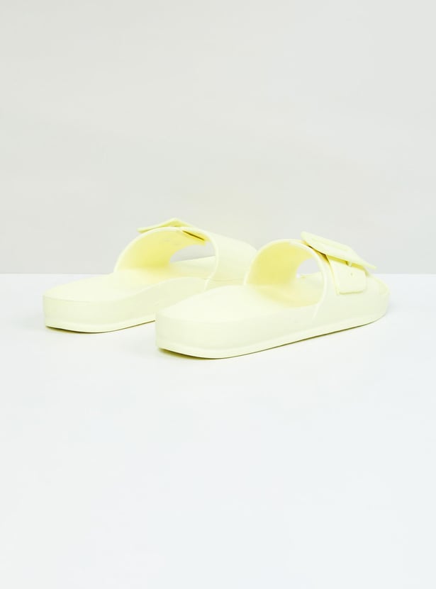 Women Solid Sliders