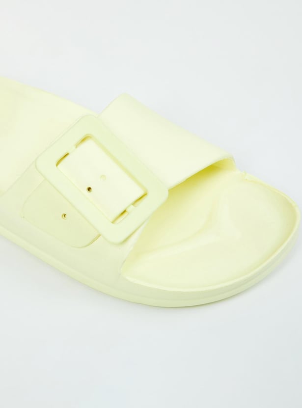Women Solid Sliders