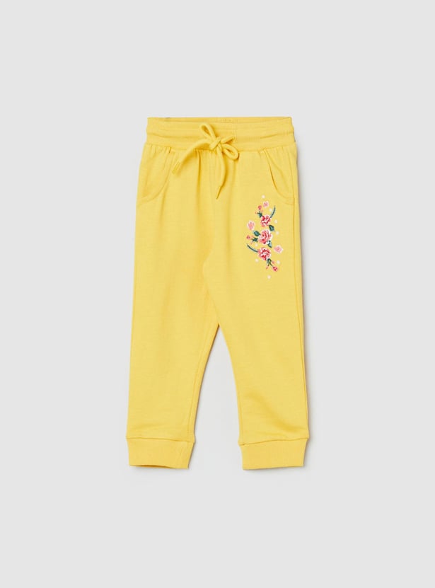 Girls Knit Full-Length Joggers - Pack of 2