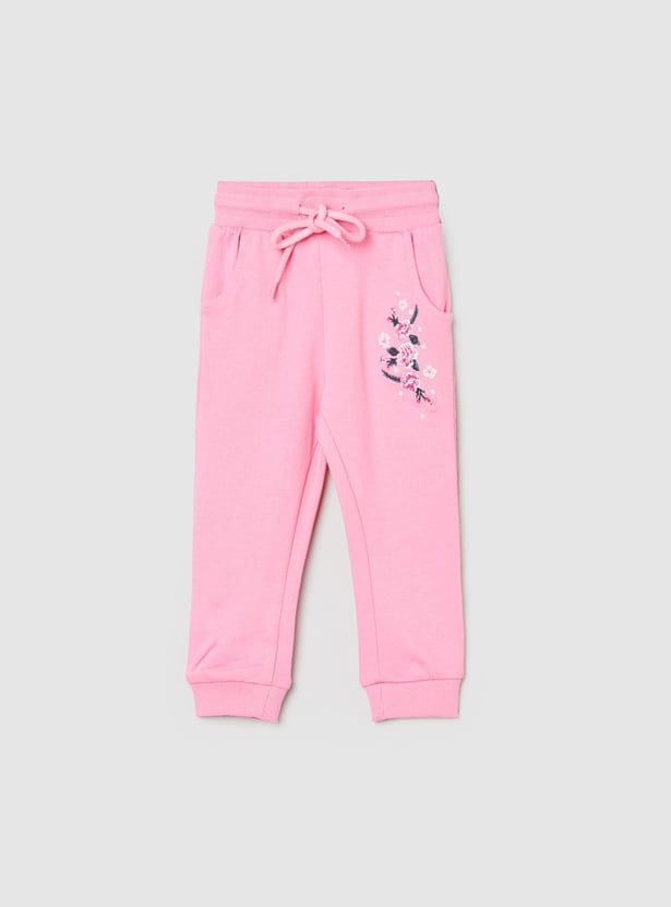 Girls Knit Full-Length Joggers - Pack of 2