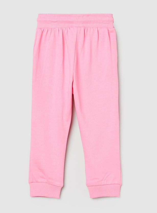 Girls Knit Full-Length Joggers - Pack of 2