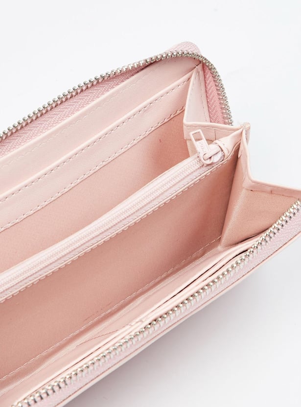 Women Solid Wallet with Card Holder