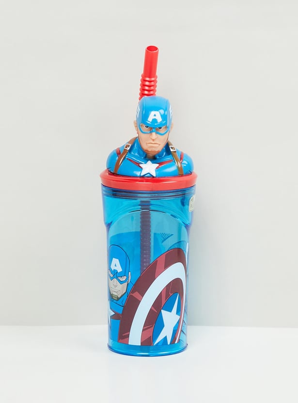 Kids Captain America Printed Sipper Tumbler