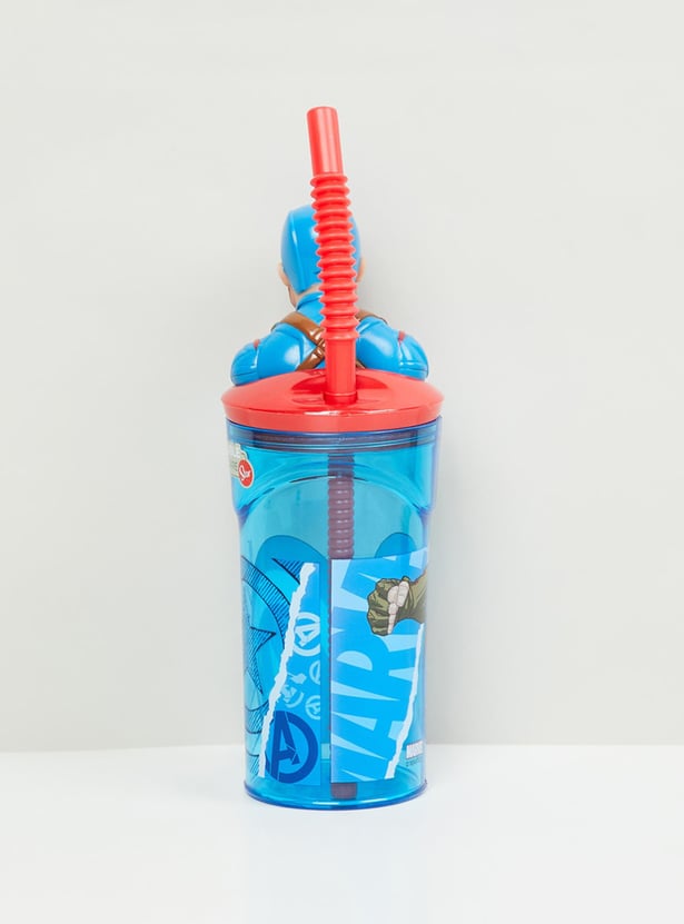 Kids Captain America Printed Sipper Tumbler