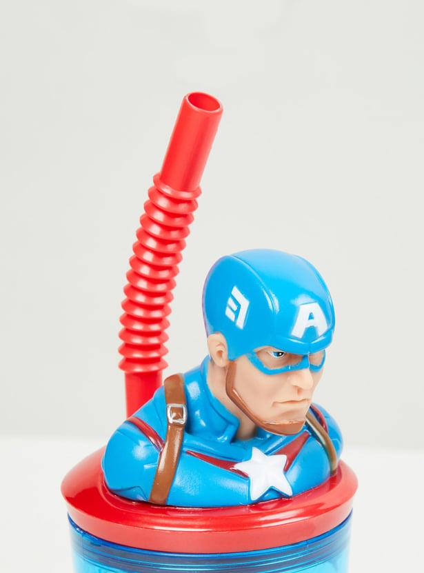 Kids Captain America Printed Sipper Tumbler