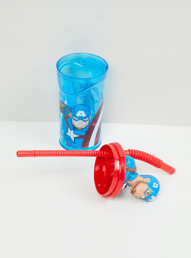 Kids Captain America Printed Sipper Tumbler