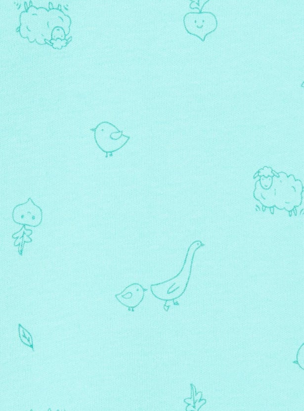 Boys Printed Bodysuit- Pack of 4