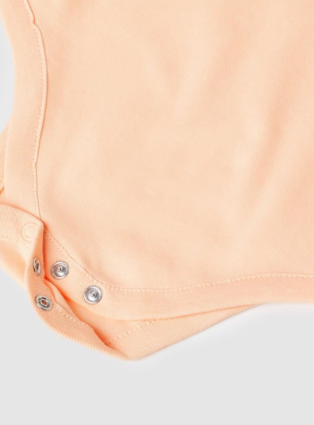 Boys Printed Bodysuit- Pack of 4