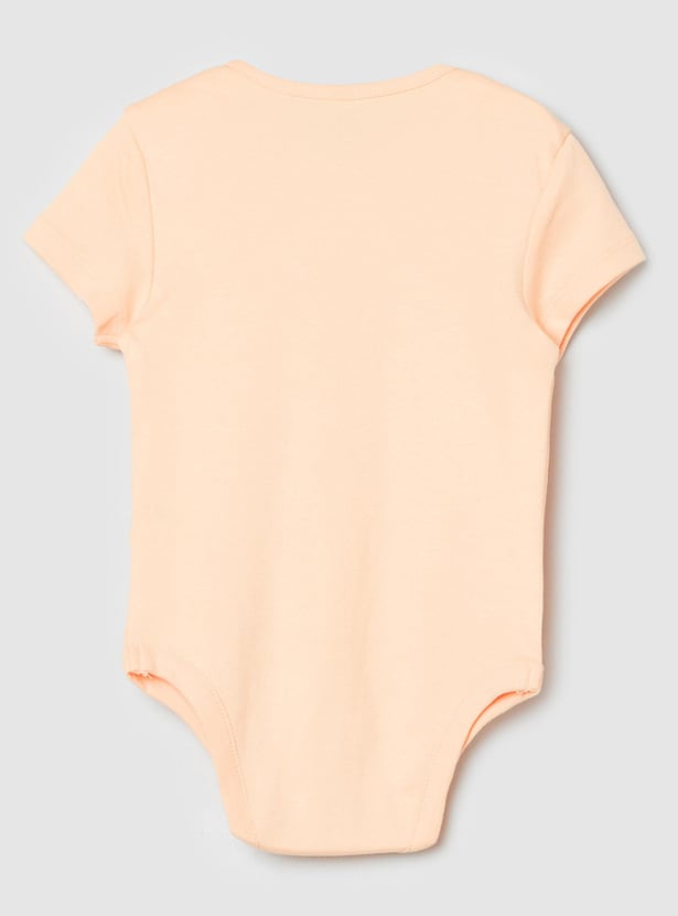 Boys Printed Bodysuit- Pack of 4