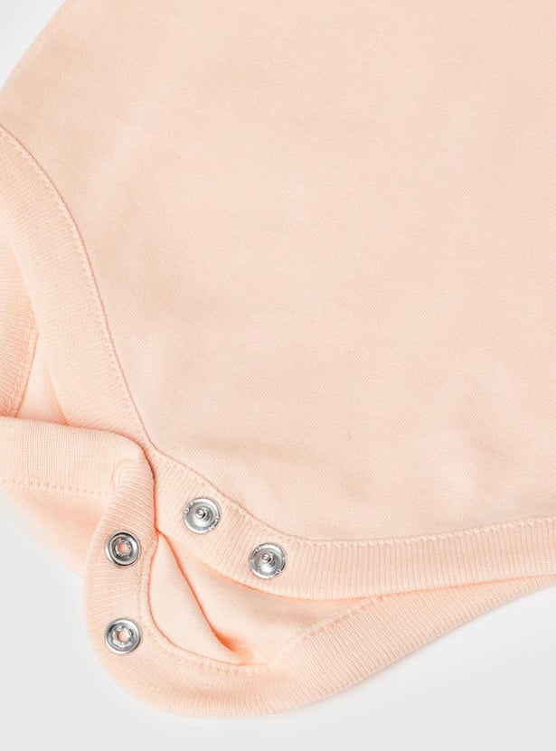 Girls Printed Bodysuit- Pack of 4