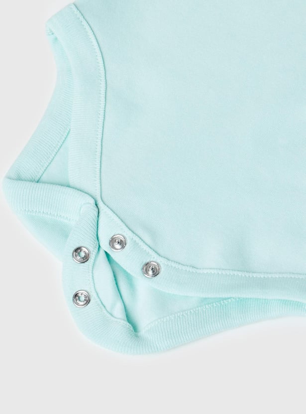 Girls Printed Bodysuit- Pack of 4