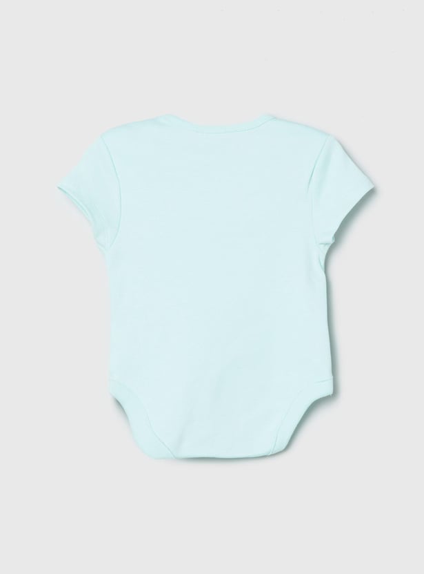 Girls Printed Bodysuit- Pack of 4