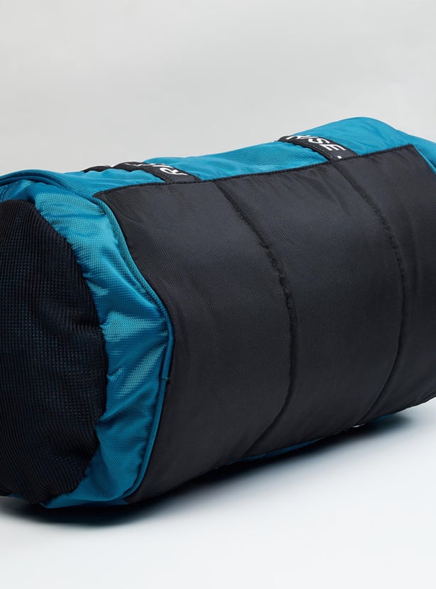 Men Printed Zip Closure Gym Bag