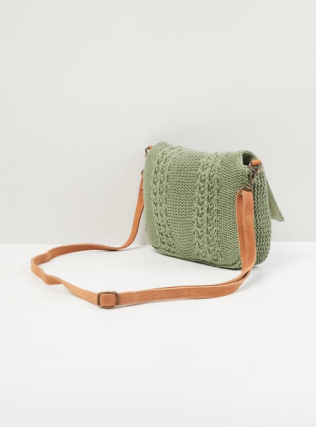 Women Textured Sling Bag