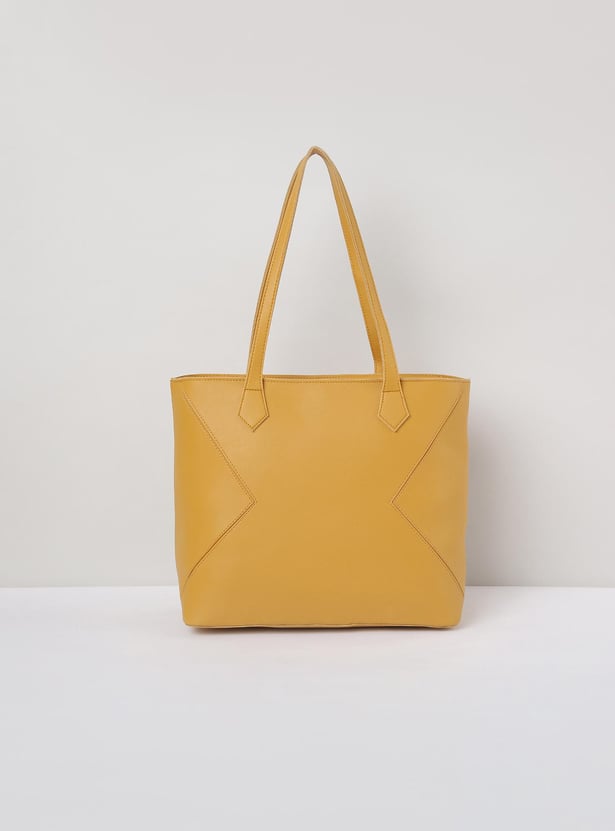Women Solid Tote Bag