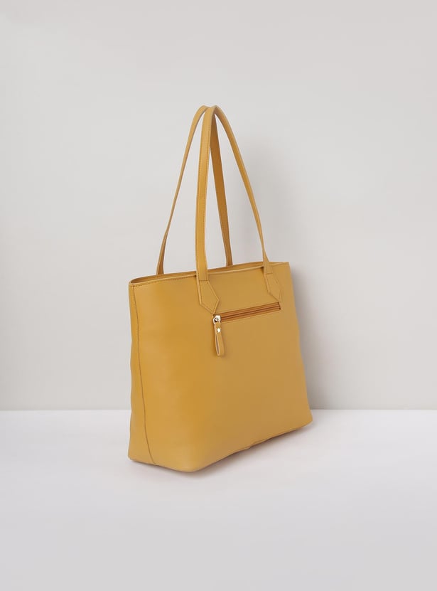 Women Solid Tote Bag