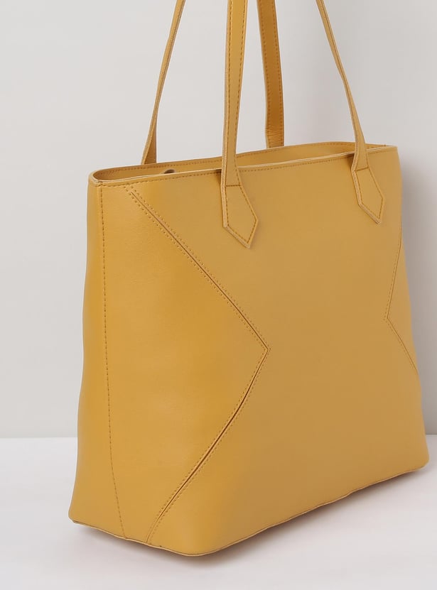Women Solid Tote Bag
