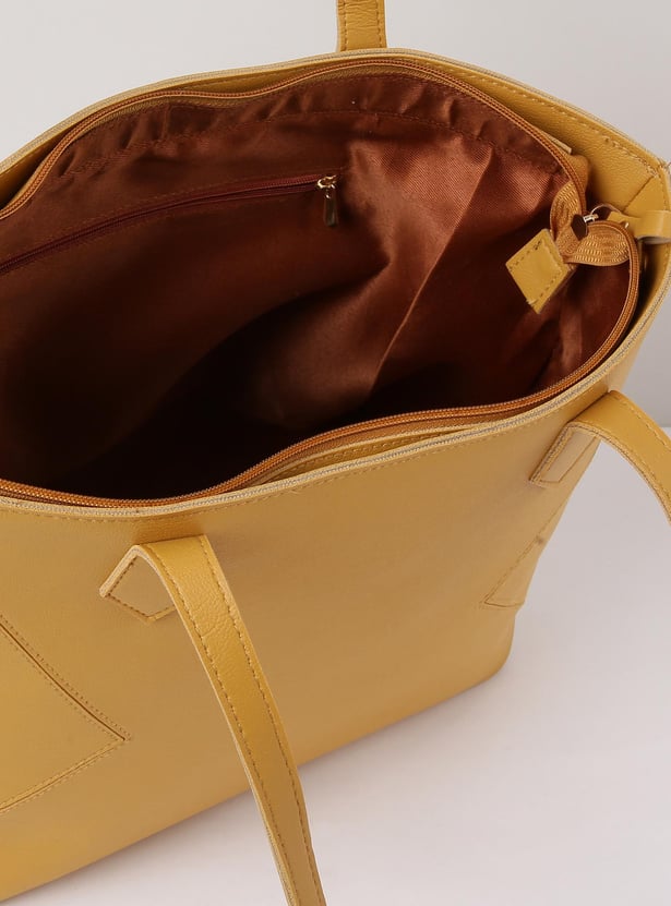 Women Solid Tote Bag