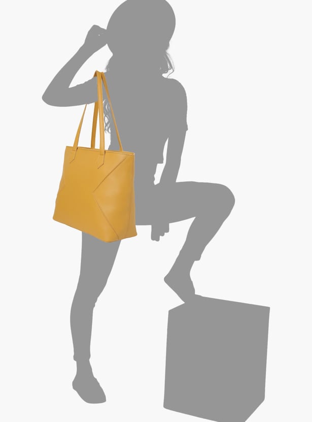 Women Solid Tote Bag