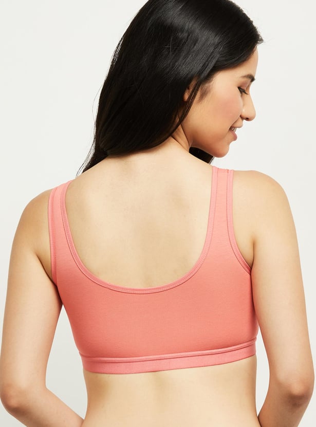 Printed T-shirt Bra - Pack of 2