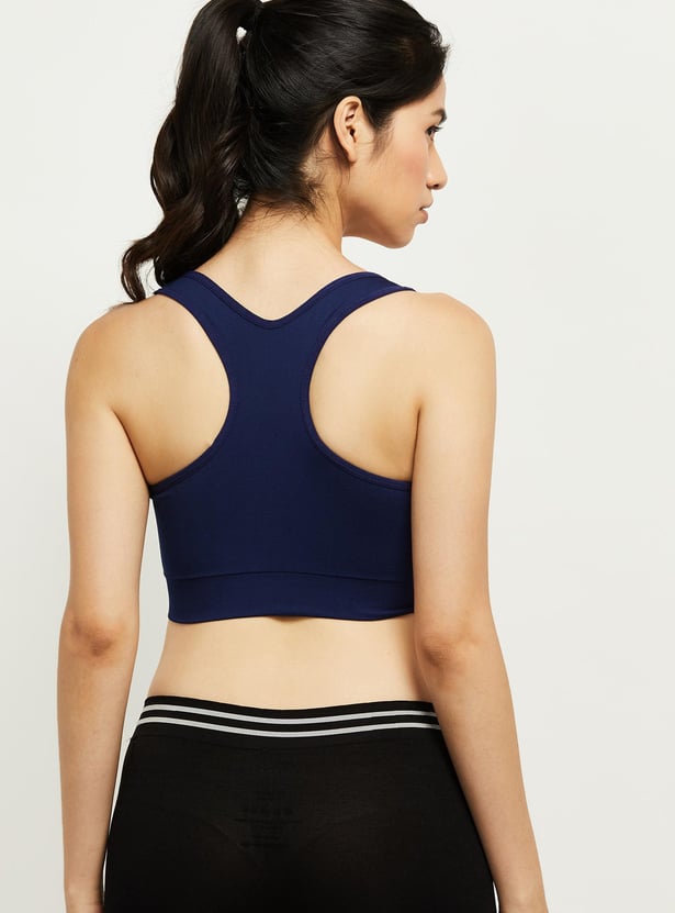 Women Textured Sports Bra - Pack of 2