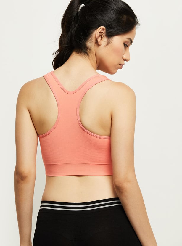 Women Textured Sports Bra - Pack of 2