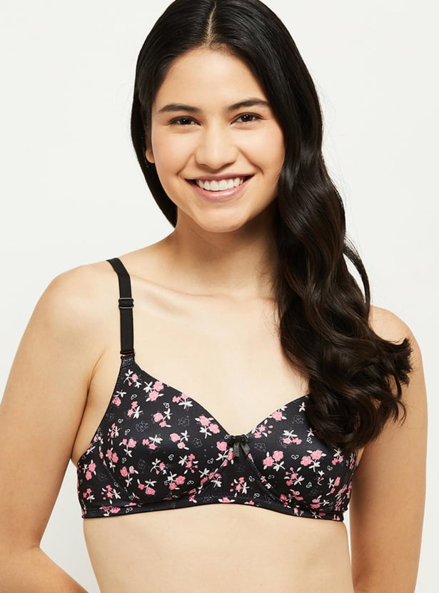 Printed Padded Bra - Pack of 2