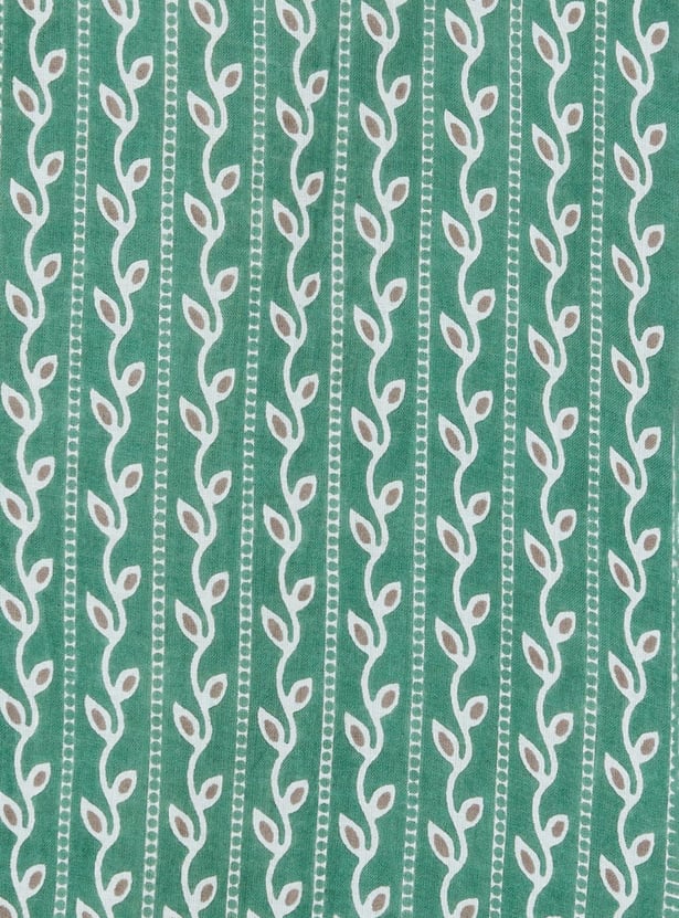 Boys Printed Band Collar Kurta
