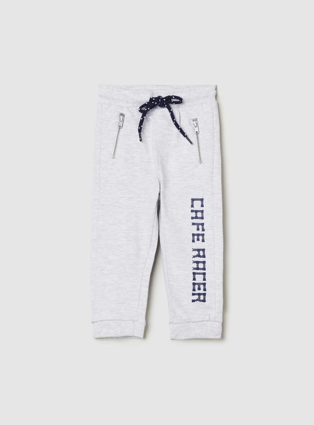 Boys Printed Joggers - Pack of 2