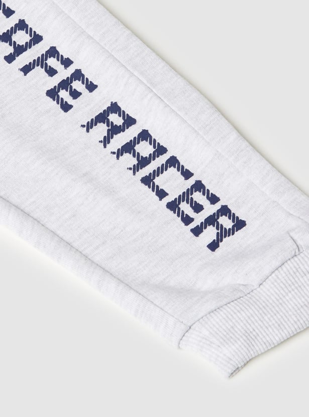Boys Printed Joggers - Pack of 2