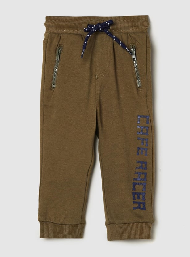Boys Printed Joggers - Pack of 2