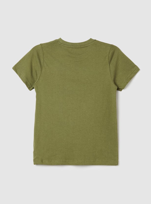 Boys Pure Cotton Printed T-shirt