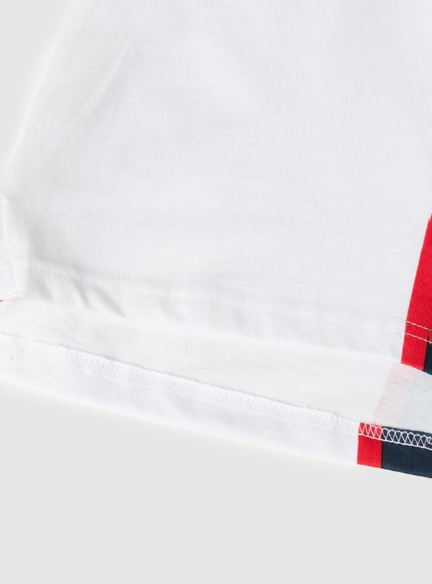 Boys Striped Polo T-shirt