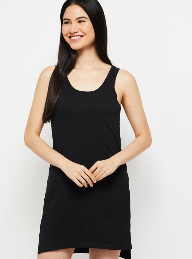 Women Solid Long Camisole