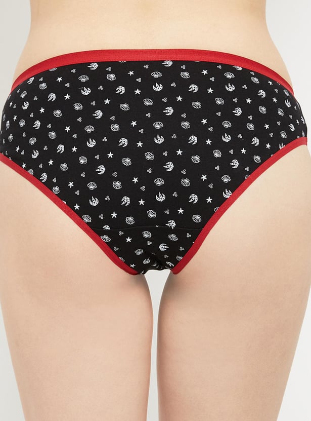 Women Printed Hipster Panties - Pack of 3