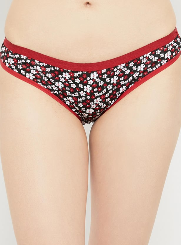Women Printed Bikini Panties - Pack of 3