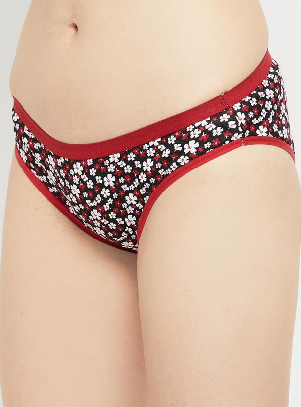 Women Printed Bikini Panties - Pack of 3
