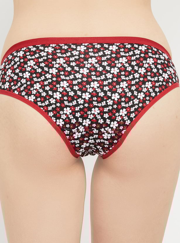 Women Printed Bikini Panties - Pack of 3