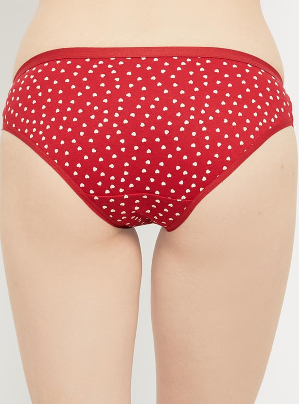 Women Printed Bikini Panties - Pack of 3