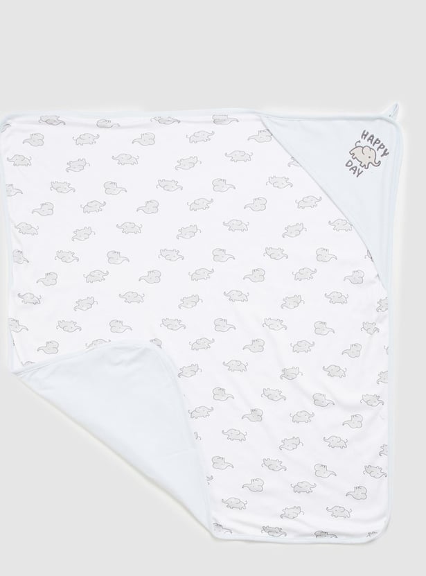 Boys Printed Hooded Blanket