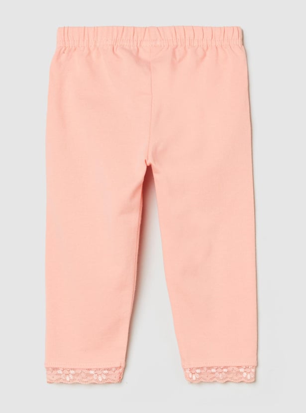 Girls Solid Leggings